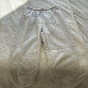 light grey sweats/joggers
